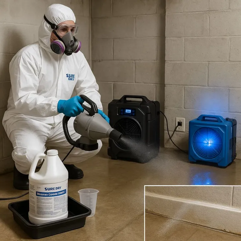 Sanitization and Odor Removal process in East Sahuarita, AZ