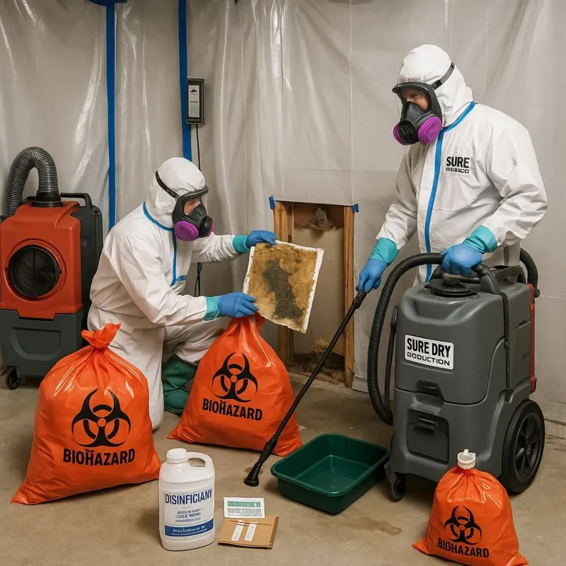 Contaminated Water Handling Protocols process in East Sahuarita, AZ